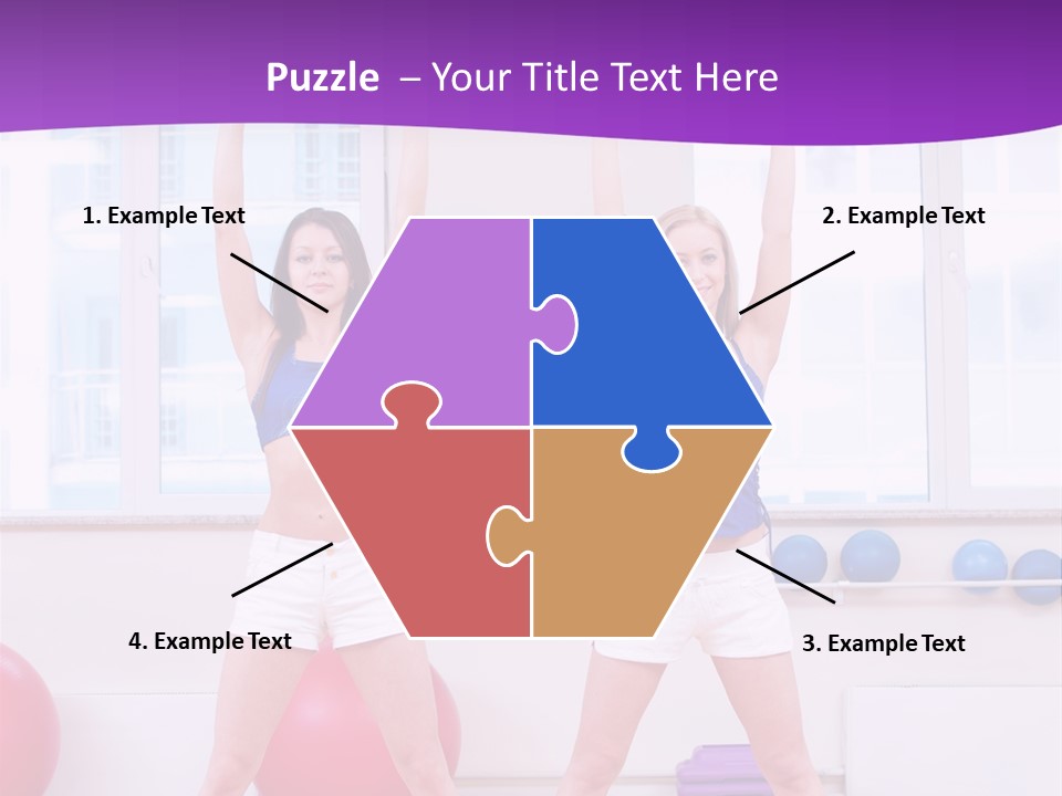 Flexible Stretching Well Being PowerPoint Template