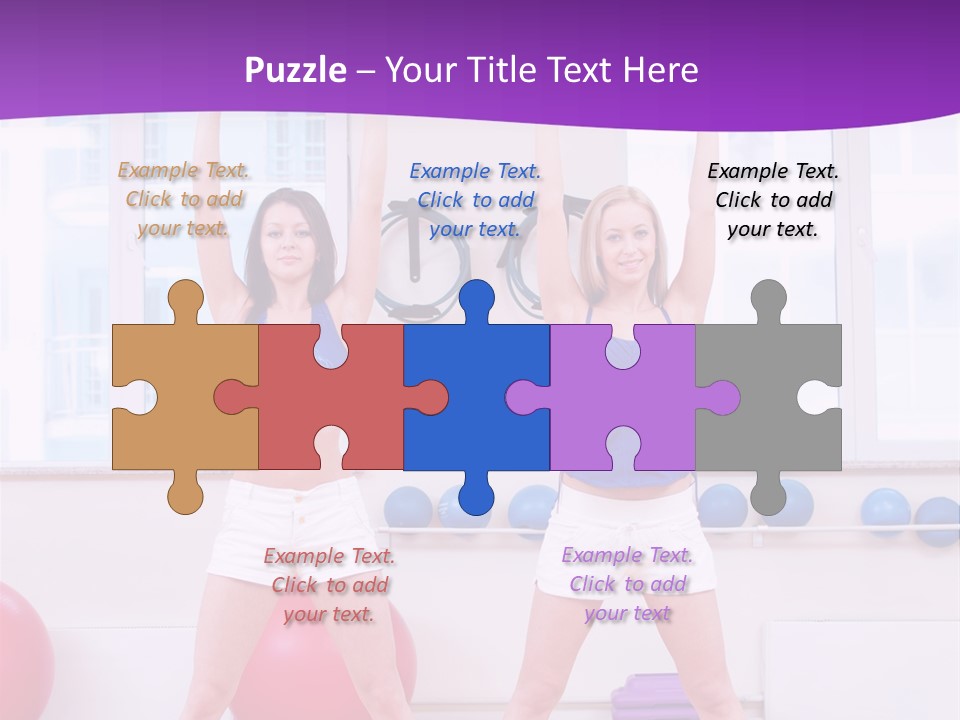 Flexible Stretching Well Being PowerPoint Template