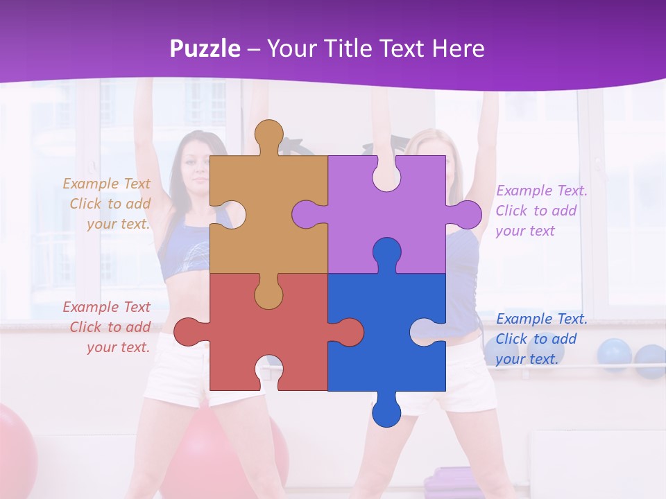 Flexible Stretching Well Being PowerPoint Template