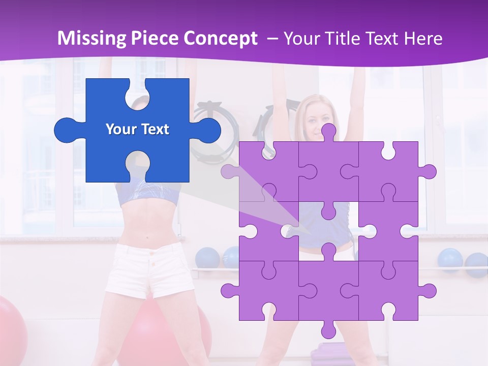 Flexible Stretching Well Being PowerPoint Template