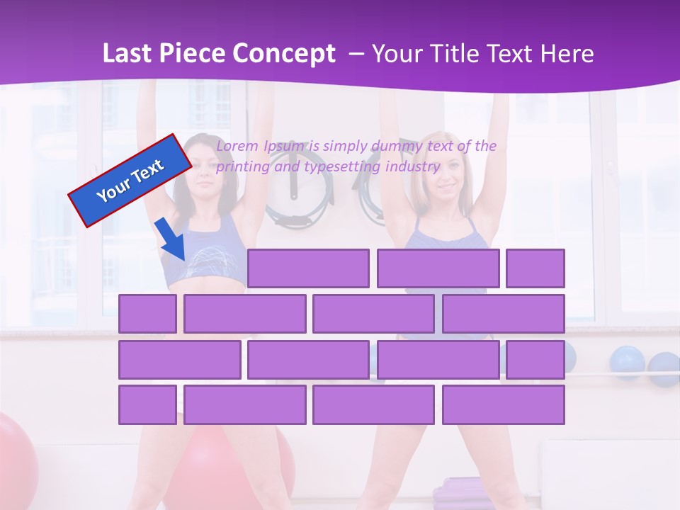 Flexible Stretching Well Being PowerPoint Template