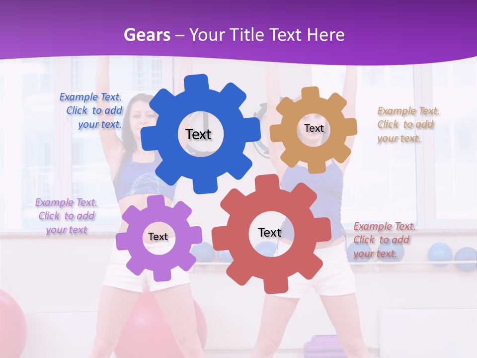 Flexible Stretching Well Being PowerPoint Template