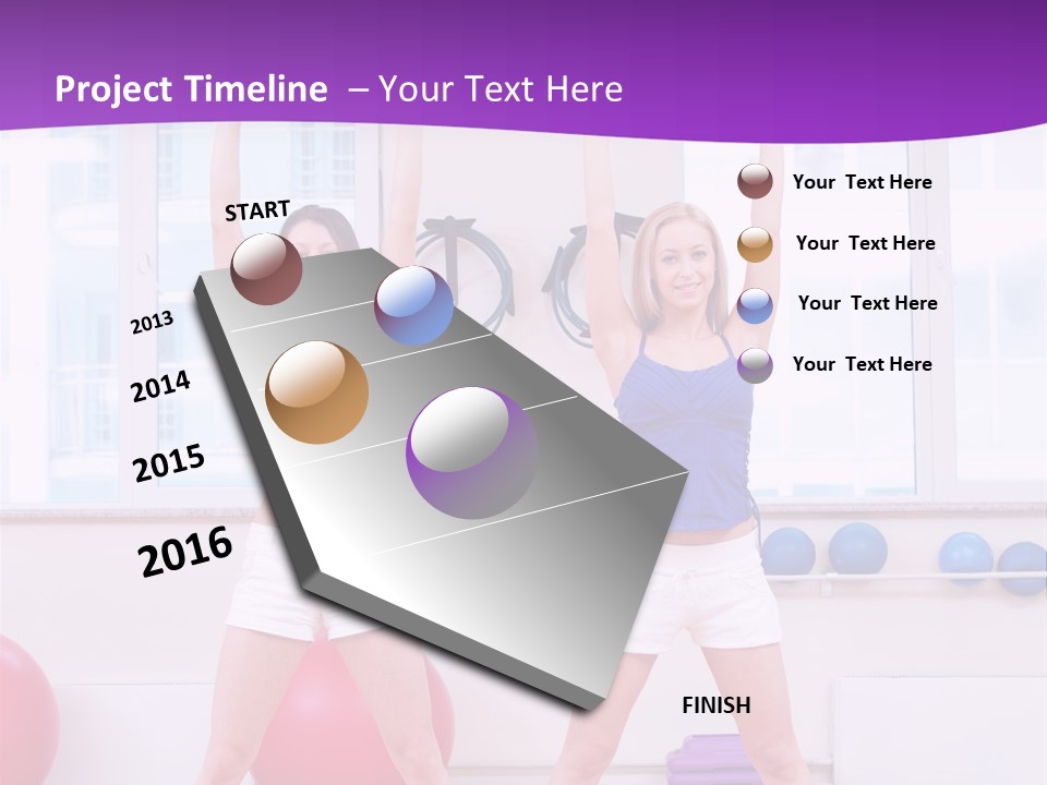Flexible Stretching Well Being PowerPoint Template
