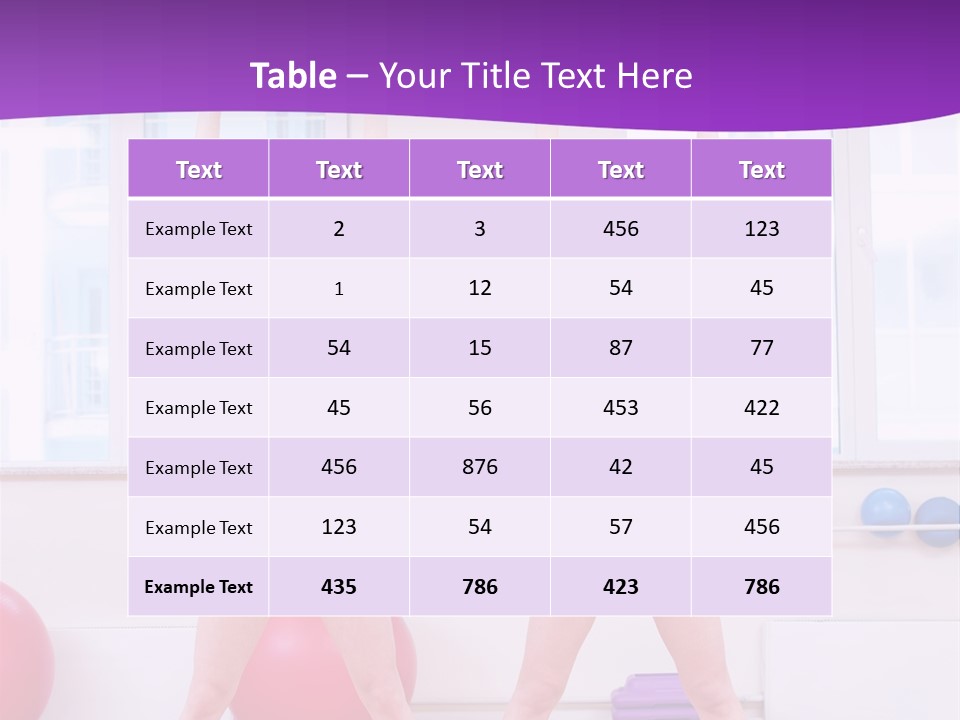 Flexible Stretching Well Being PowerPoint Template