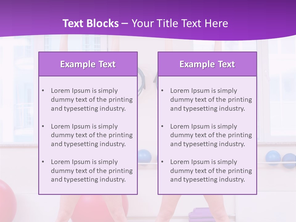 Flexible Stretching Well Being PowerPoint Template