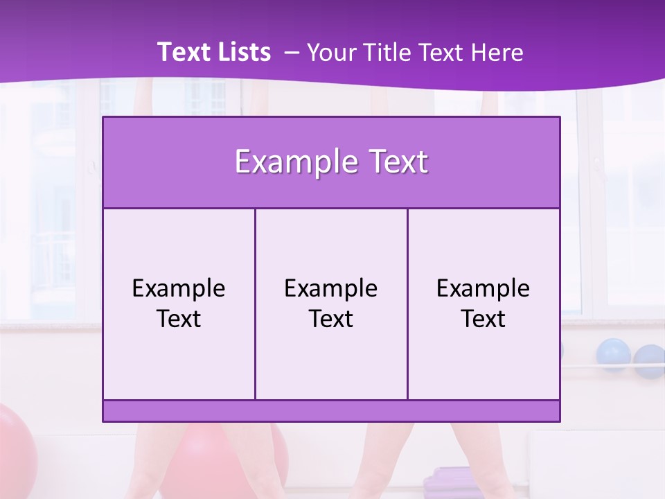 Flexible Stretching Well Being PowerPoint Template
