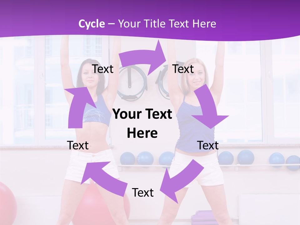 Flexible Stretching Well Being PowerPoint Template