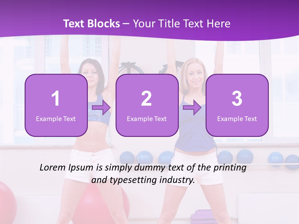 Flexible Stretching Well Being PowerPoint Template