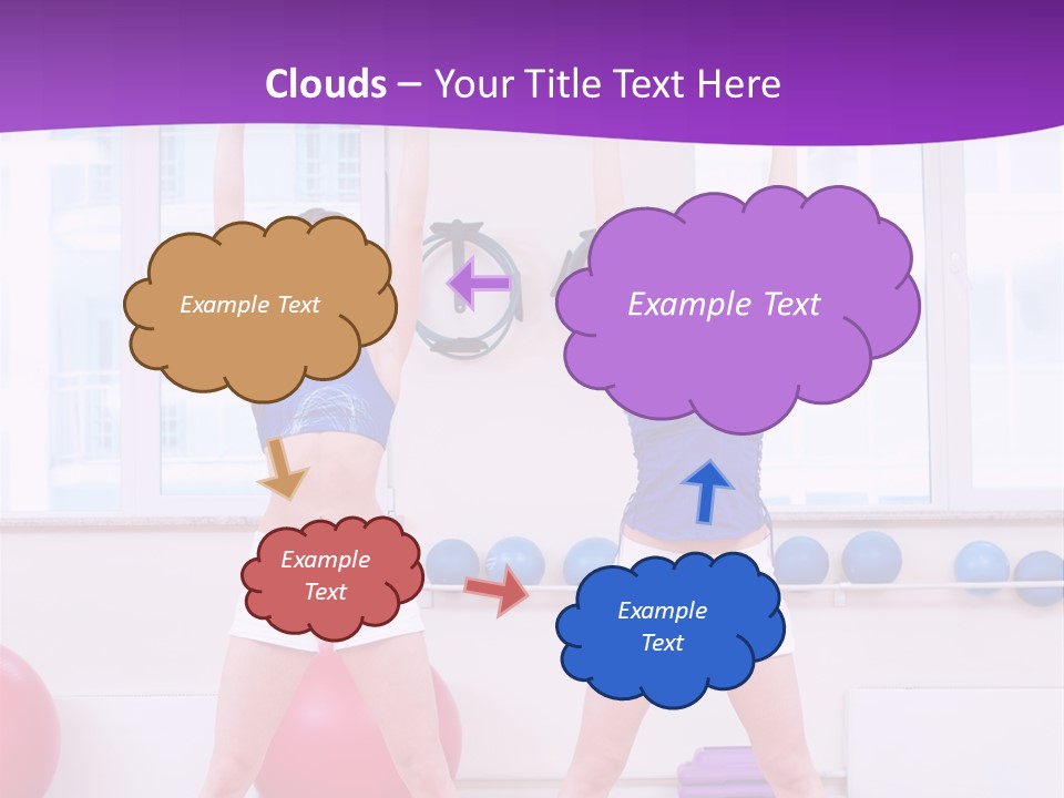 Flexible Stretching Well Being PowerPoint Template