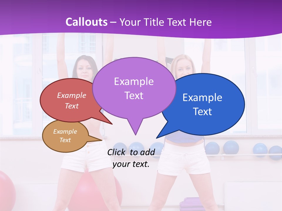 Flexible Stretching Well Being PowerPoint Template