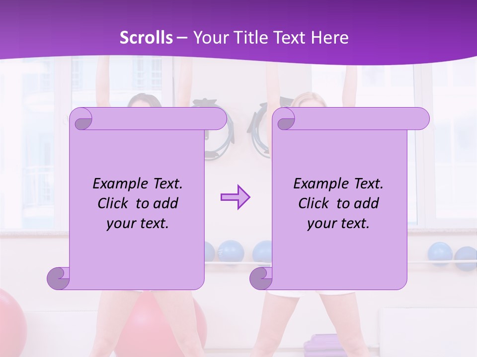 Flexible Stretching Well Being PowerPoint Template