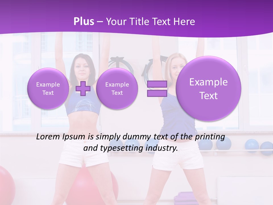 Flexible Stretching Well Being PowerPoint Template