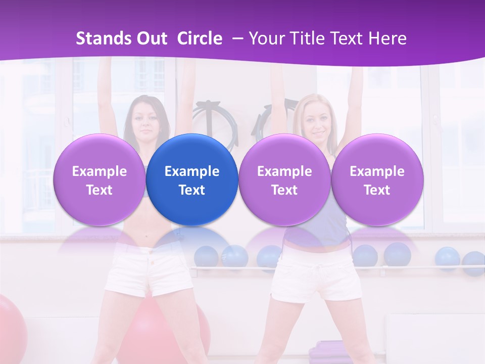 Flexible Stretching Well Being PowerPoint Template