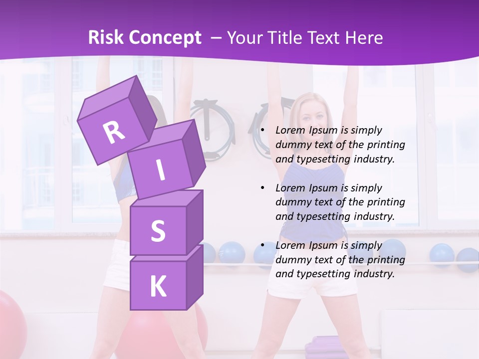 Flexible Stretching Well Being PowerPoint Template