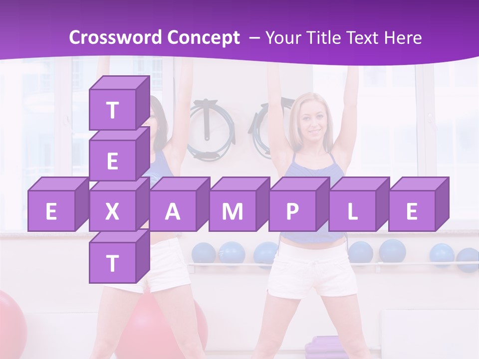 Flexible Stretching Well Being PowerPoint Template