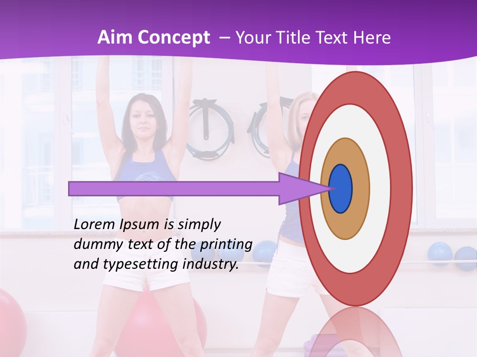 Flexible Stretching Well Being PowerPoint Template