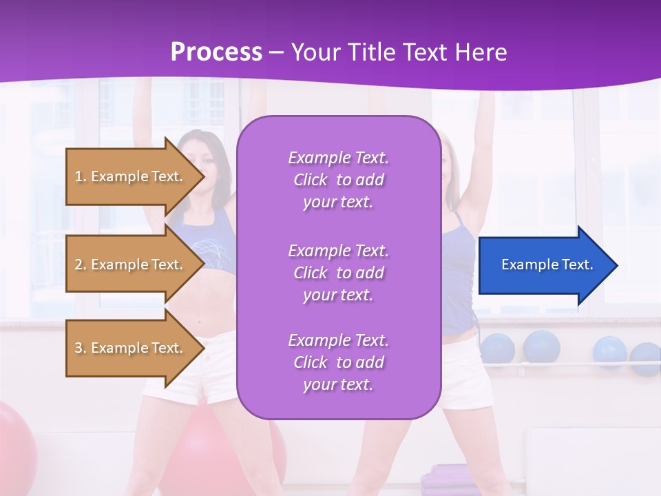 Flexible Stretching Well Being PowerPoint Template