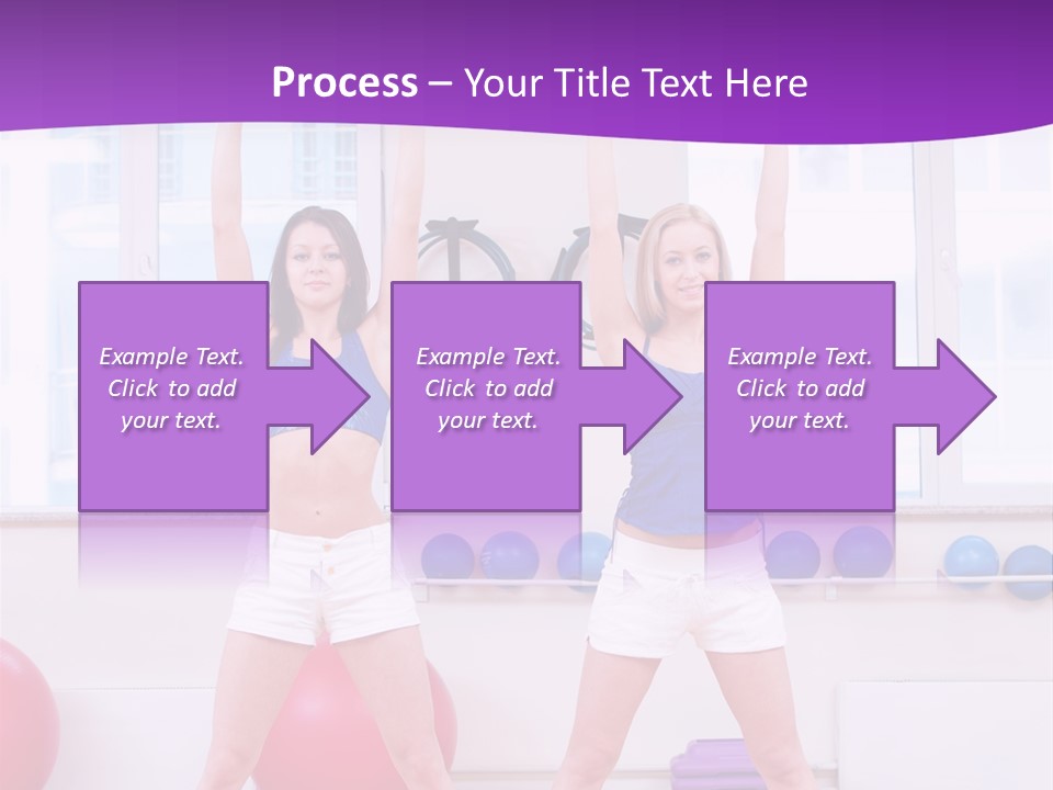 Flexible Stretching Well Being PowerPoint Template
