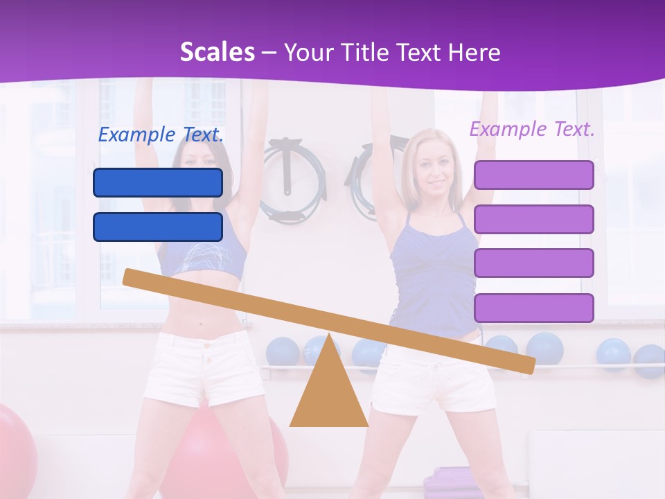 Flexible Stretching Well Being PowerPoint Template