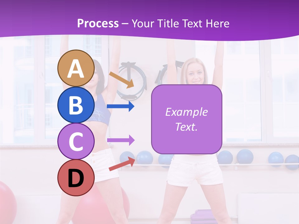 Flexible Stretching Well Being PowerPoint Template