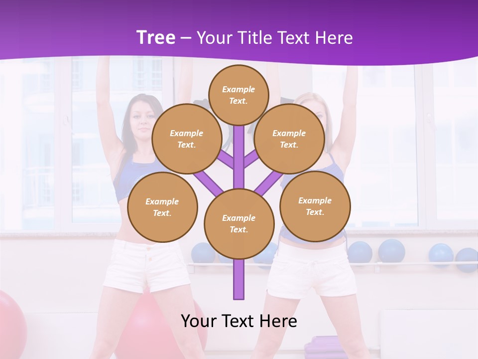 Flexible Stretching Well Being PowerPoint Template