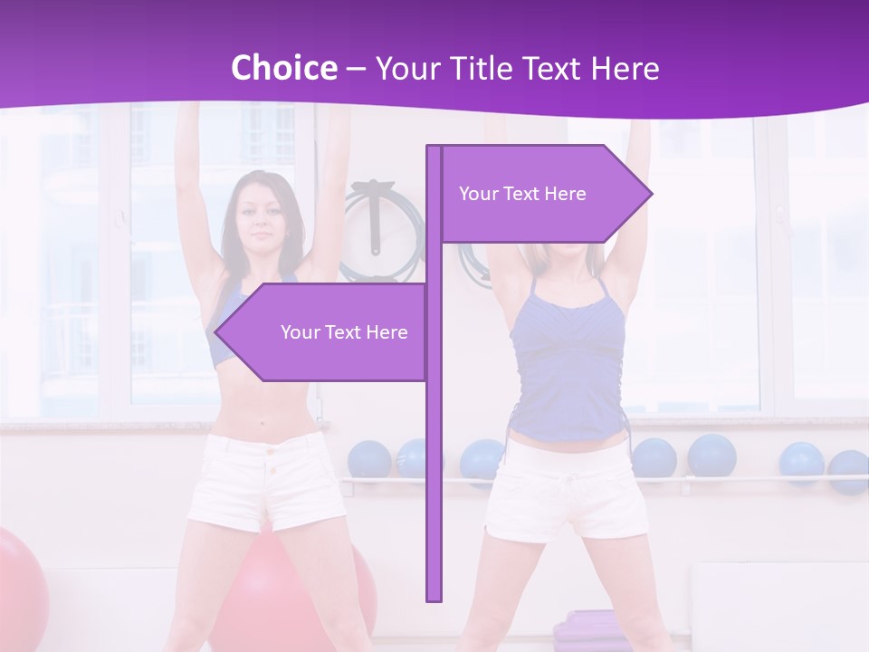 Flexible Stretching Well Being PowerPoint Template