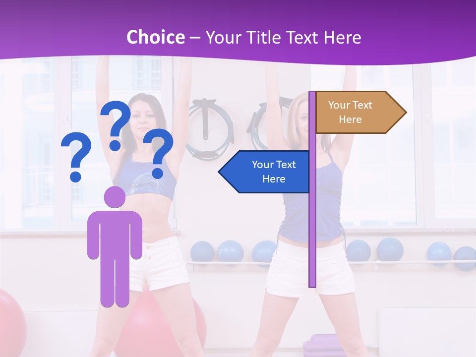 Flexible Stretching Well Being PowerPoint Template