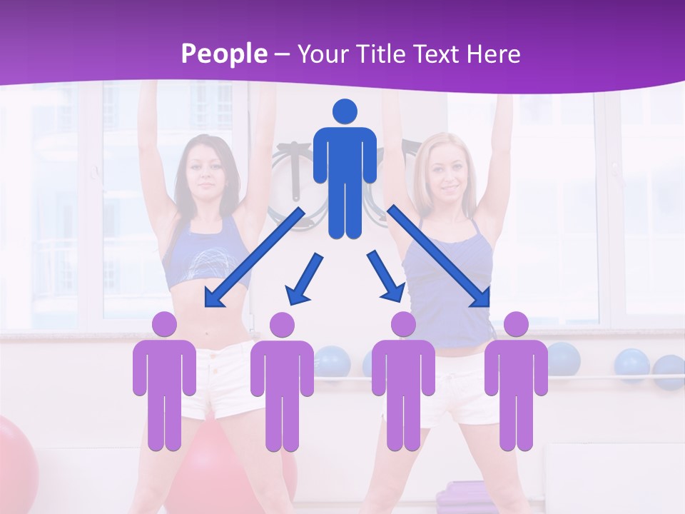 Flexible Stretching Well Being PowerPoint Template