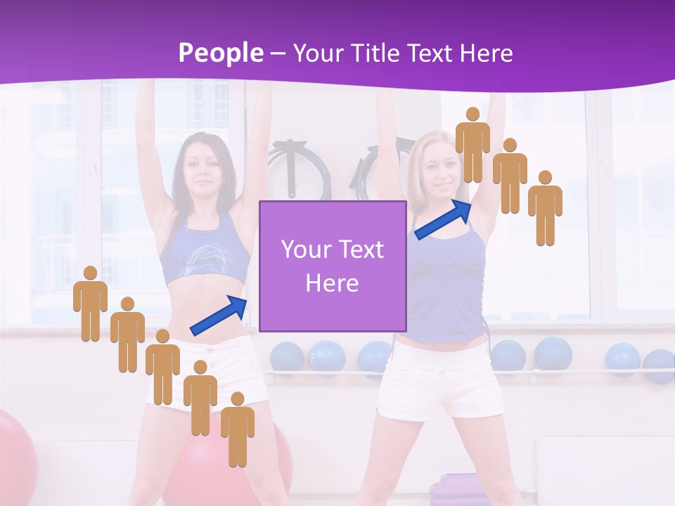 Flexible Stretching Well Being PowerPoint Template