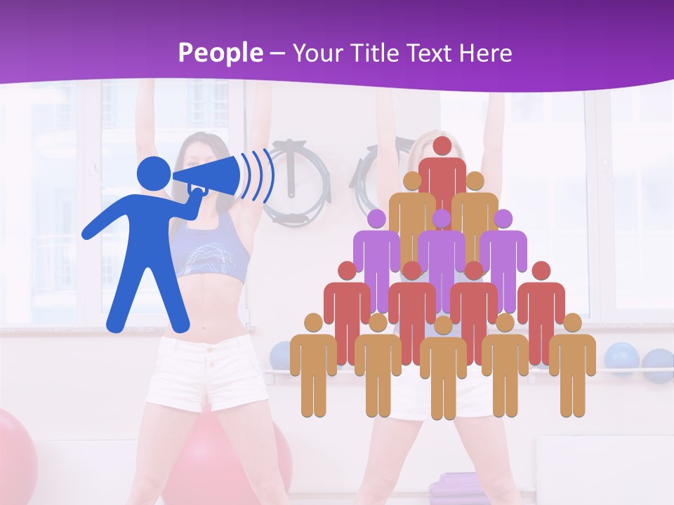 Flexible Stretching Well Being PowerPoint Template