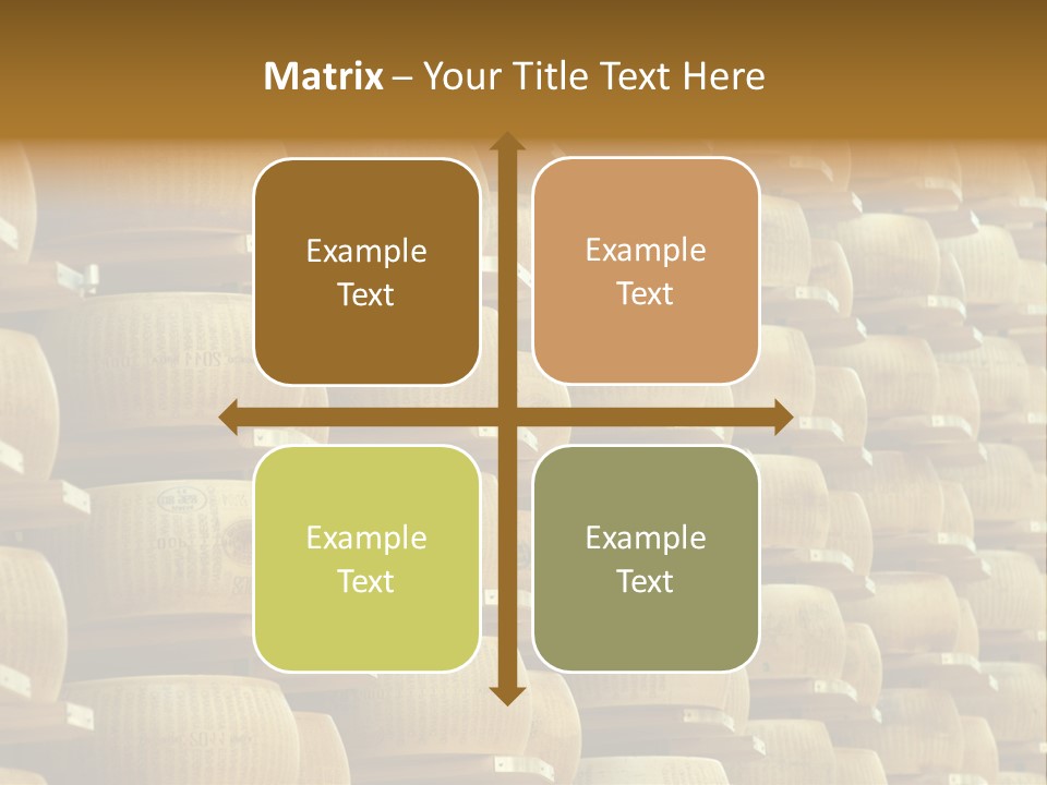 Dairy Hard Parmigiano PowerPoint Template