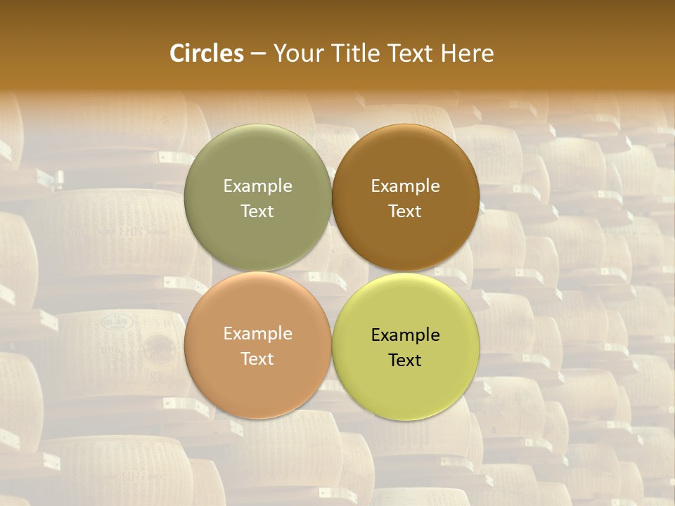 Dairy Hard Parmigiano PowerPoint Template