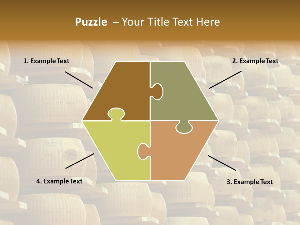 Dairy Hard Parmigiano PowerPoint Template