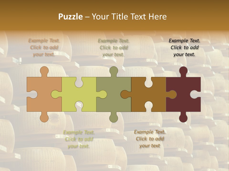 Dairy Hard Parmigiano PowerPoint Template