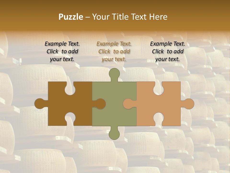 Dairy Hard Parmigiano PowerPoint Template