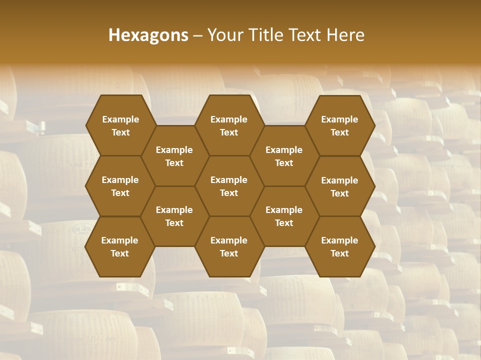 Dairy Hard Parmigiano PowerPoint Template