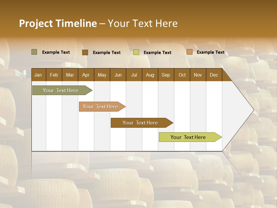 Dairy Hard Parmigiano PowerPoint Template