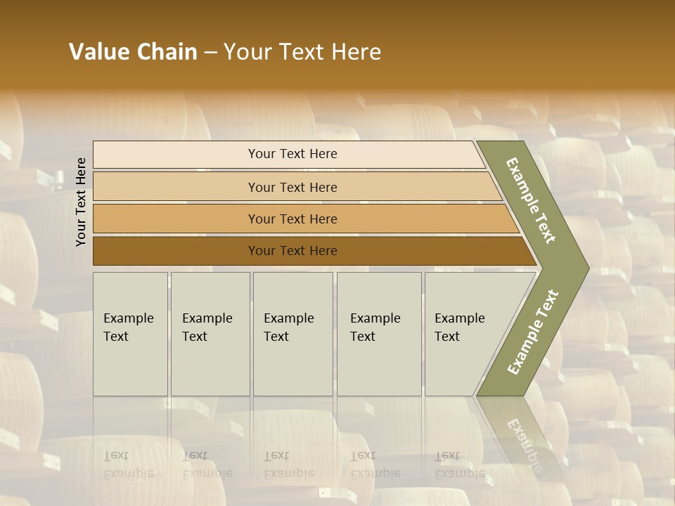 Dairy Hard Parmigiano PowerPoint Template
