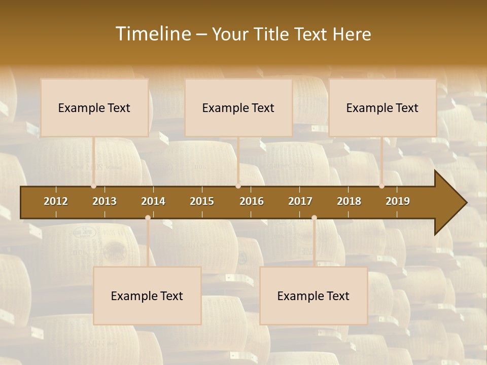 Dairy Hard Parmigiano PowerPoint Template