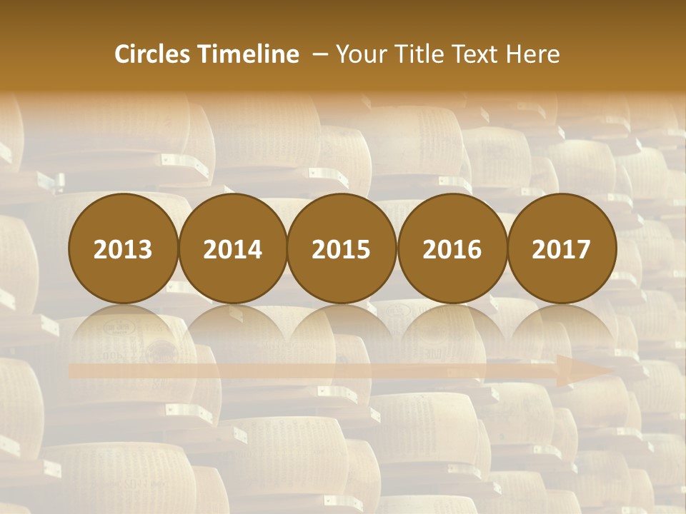 Dairy Hard Parmigiano PowerPoint Template