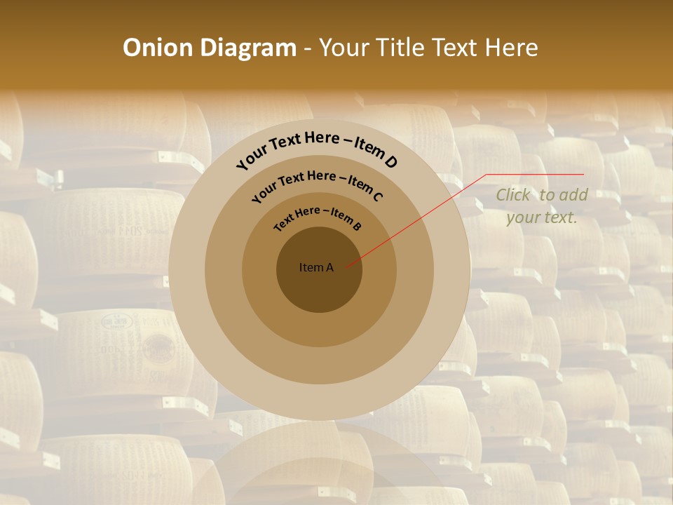 Dairy Hard Parmigiano PowerPoint Template