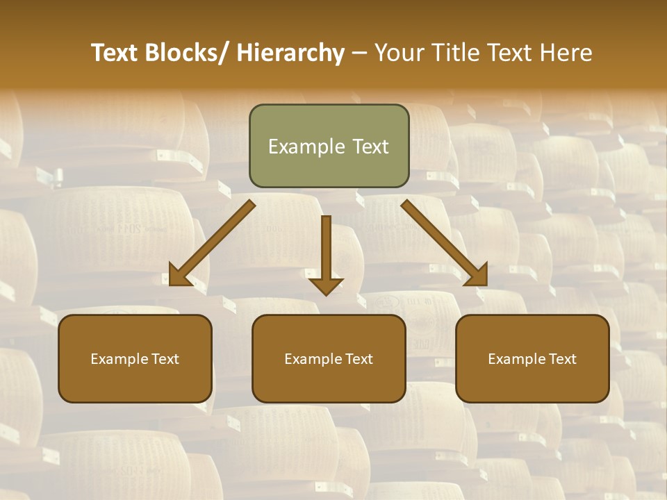 Dairy Hard Parmigiano PowerPoint Template