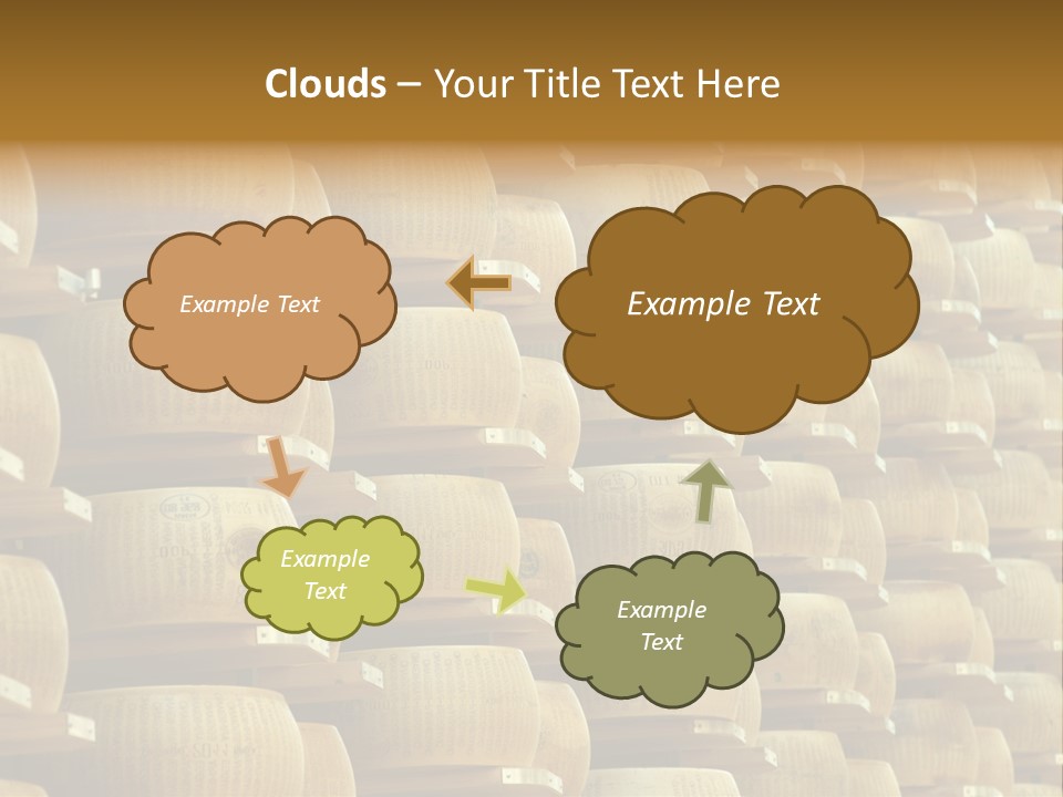 Dairy Hard Parmigiano PowerPoint Template