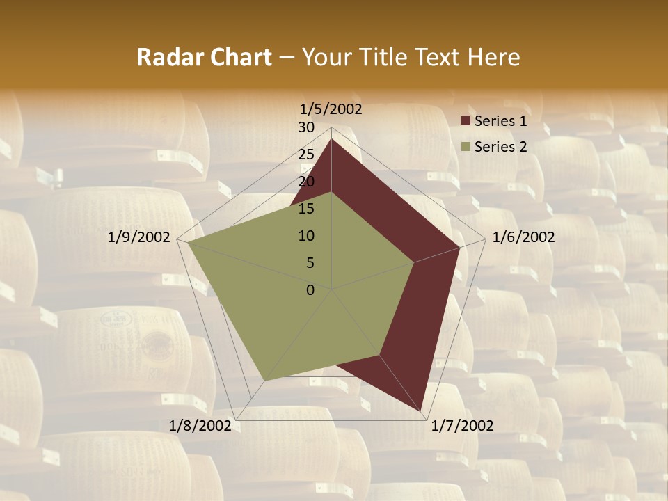 Dairy Hard Parmigiano PowerPoint Template