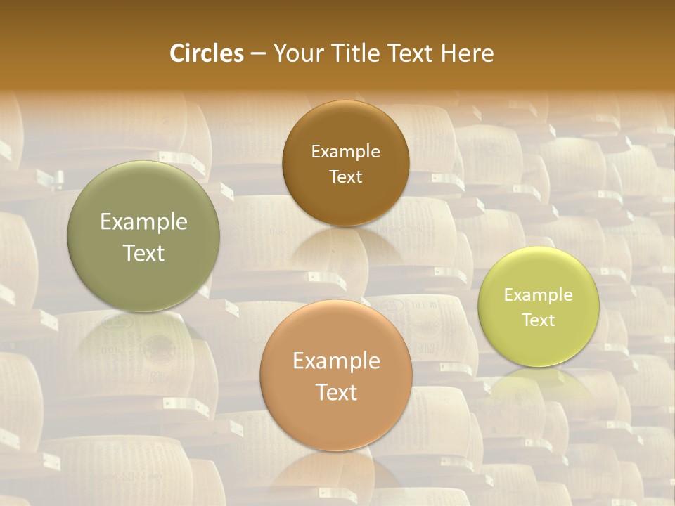 Dairy Hard Parmigiano PowerPoint Template