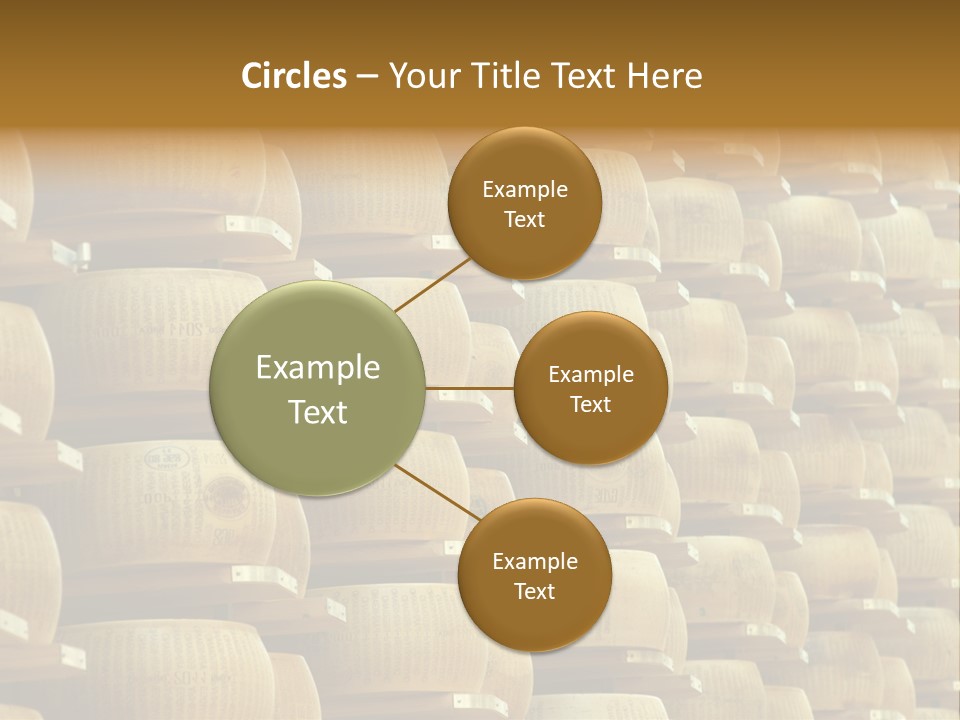 Dairy Hard Parmigiano PowerPoint Template