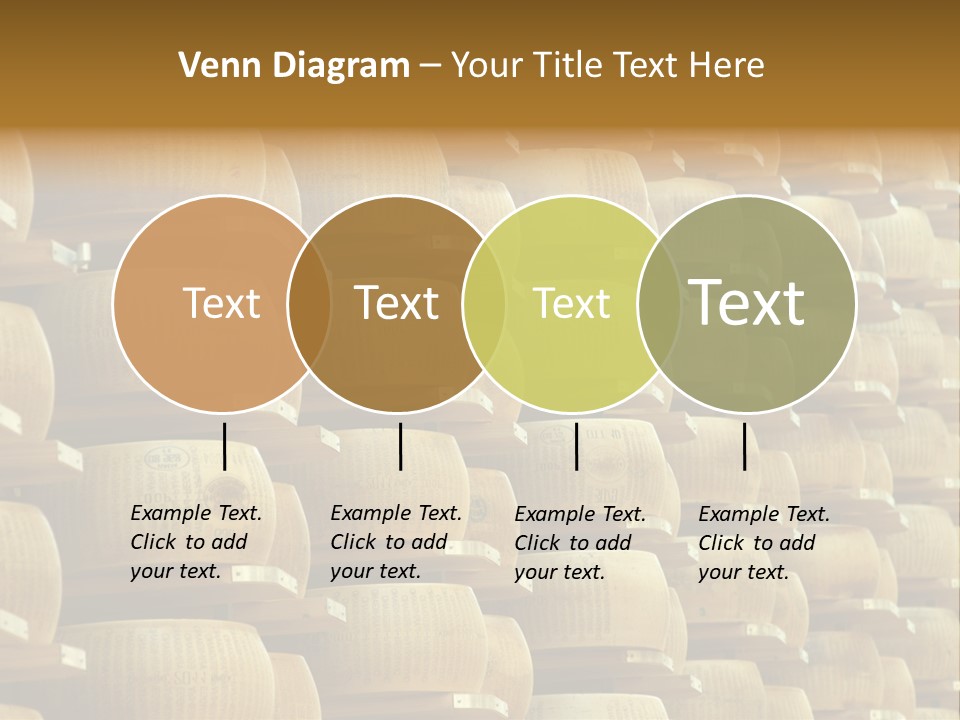 Dairy Hard Parmigiano PowerPoint Template