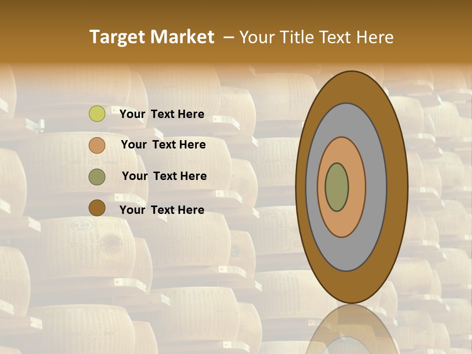 Dairy Hard Parmigiano PowerPoint Template