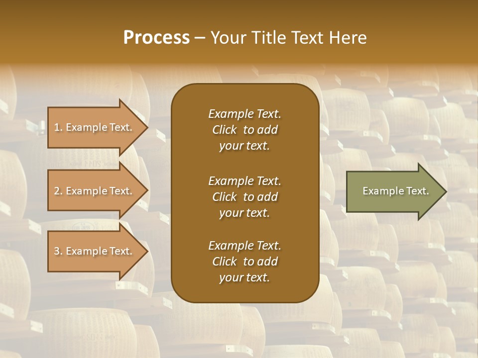Dairy Hard Parmigiano PowerPoint Template