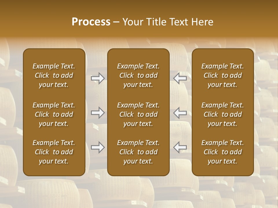 Dairy Hard Parmigiano PowerPoint Template